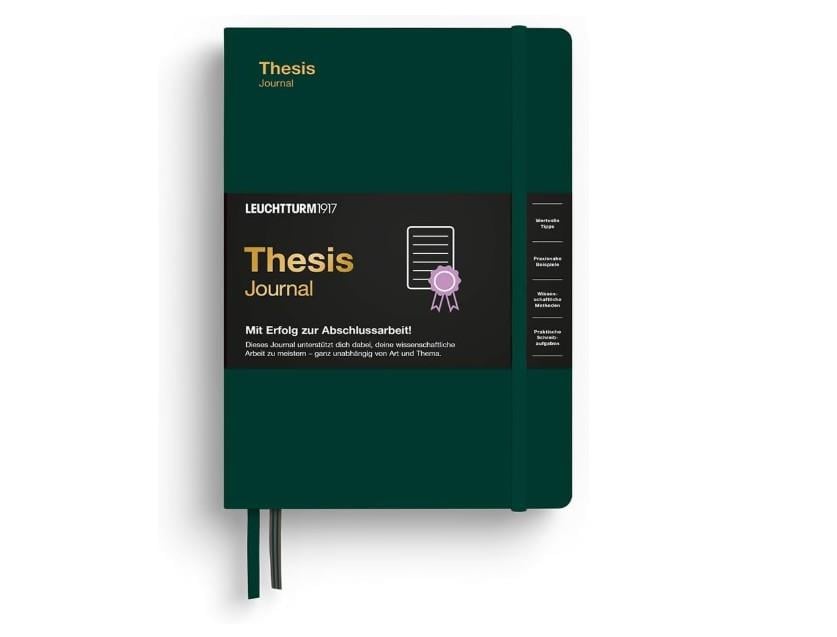 Leuchtturm1917 Thesis Journal Medium (A5), Sert Kapak, Forest Green, Almanca 369205