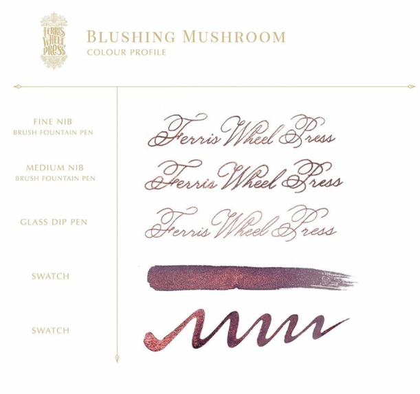 Ferris Wheel Press 20 ml Şişe Mürekkep Blushing Mushroom