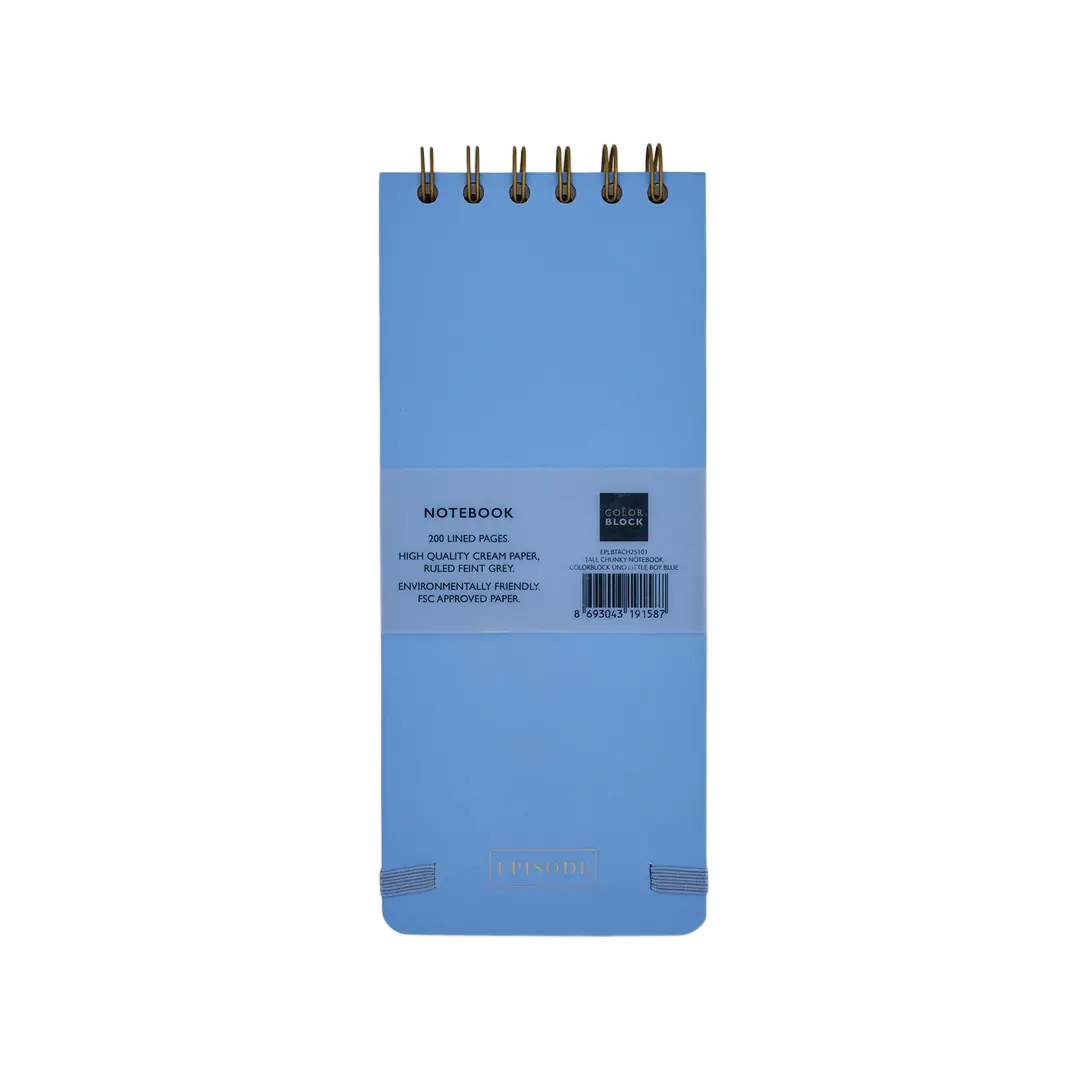 Episode Colourblock Uno Little Boy Blue Dikey Spiralli Defter