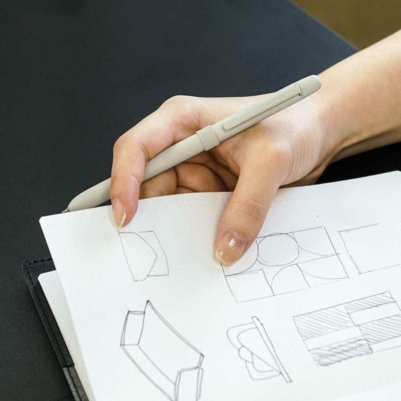 Penco 3 in 1 Multi Pen & Pencil Silver