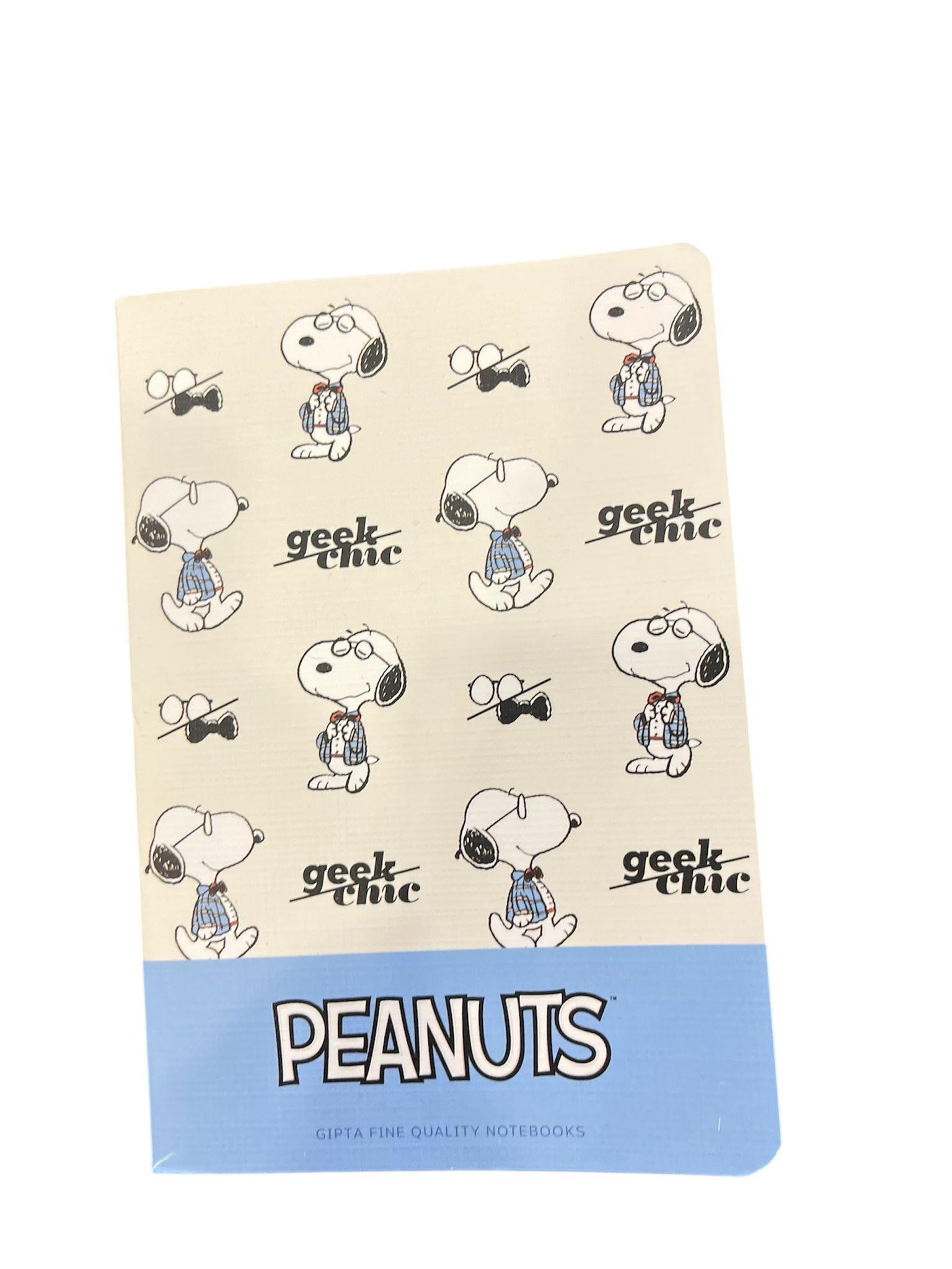 Gıpta 7311 Snoopy Terzi Dikişli A6 Karton Kapak Defter 80 Yaprak Çizgili Geek Chic