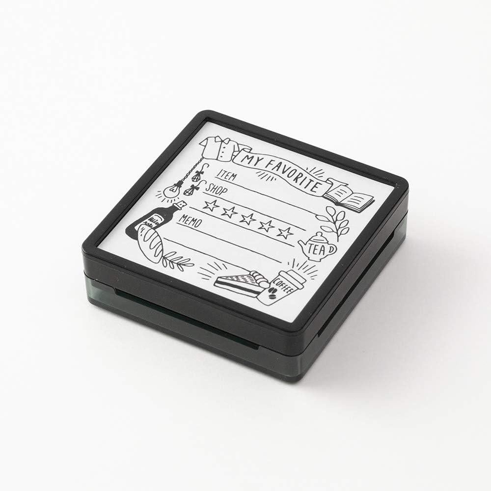 Midori Paintable Penetration Stamp Damga - Large Size -Favorite 35387006