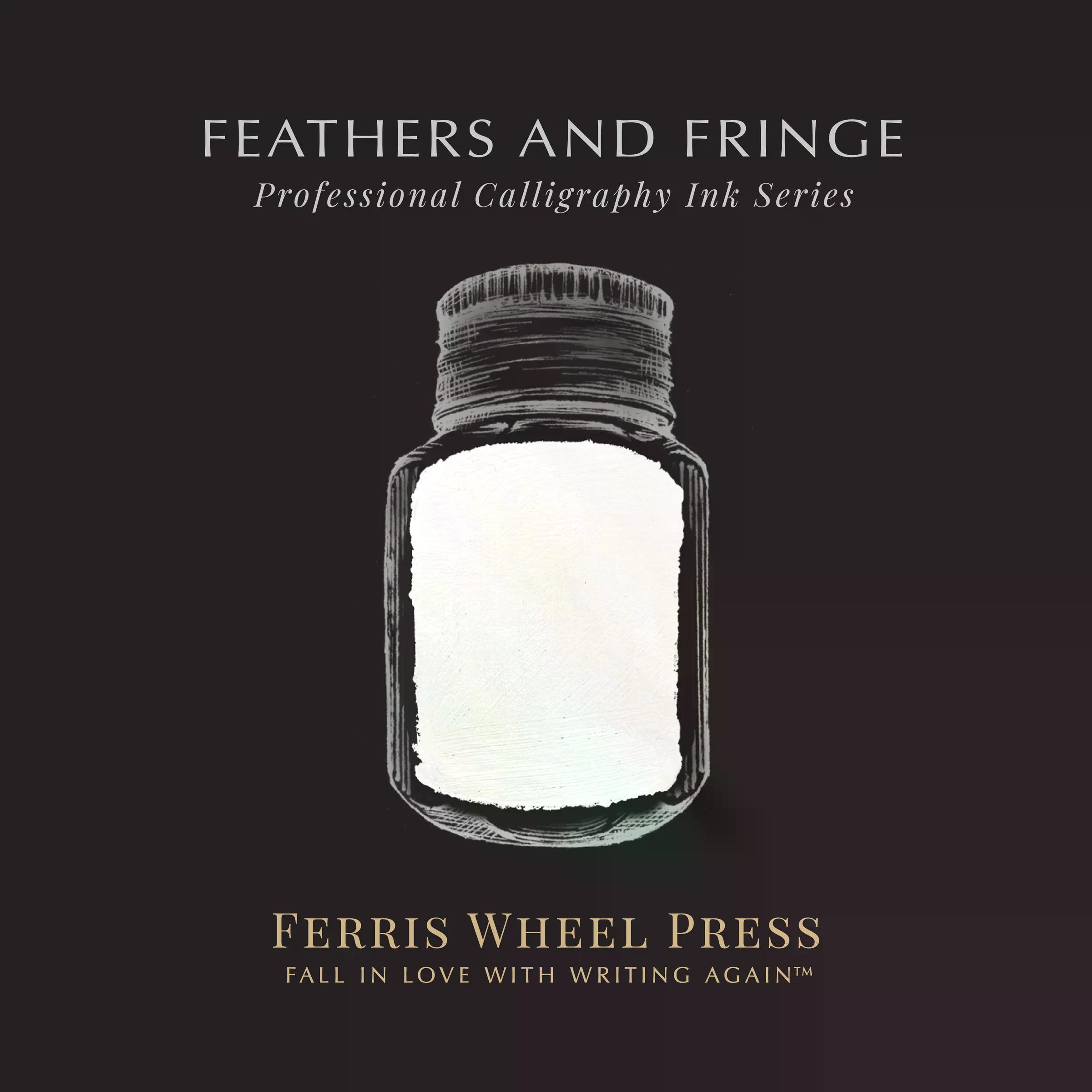 Ferris Wheel Press Feathers and Fringe Kaligrafi Şişe Mürekkep - 28 ml