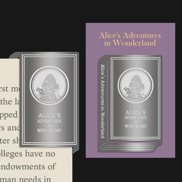 World Classic Series- Alice in Wonderland Metal Kitap Ayracı
