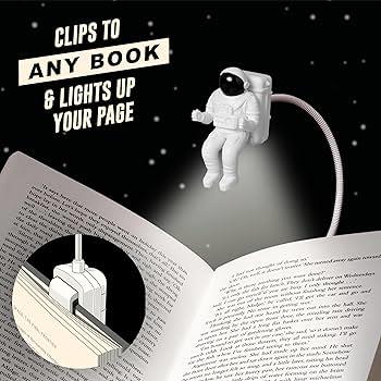 İf  Işıklı & Özel Kutusunda  Kitap Ayracı SPACEMAN