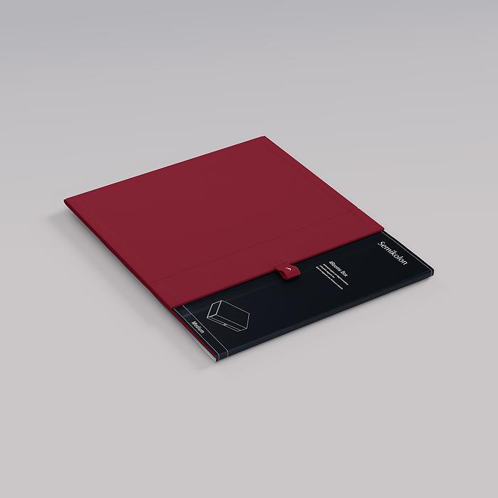 Semikolon 4Rooms Box, Medium, Burgundy