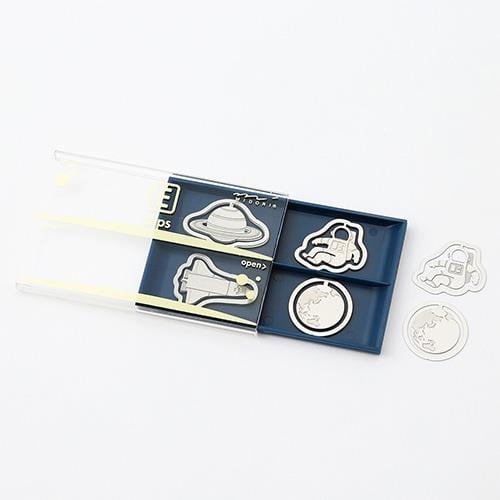 Midori Stainless Steel Bookmark - Space Kitap Ayracı
