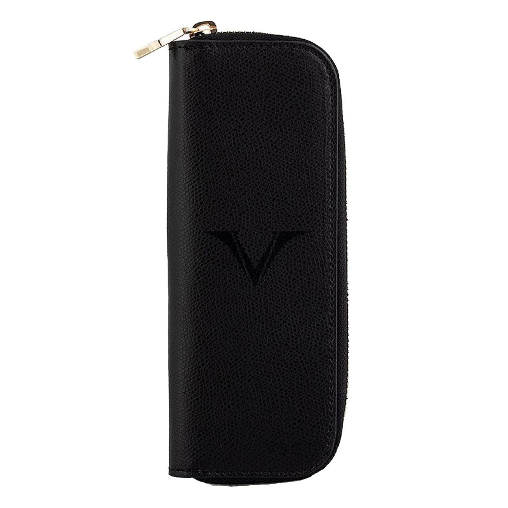 Visconti Leather Pen Holder 2 Black