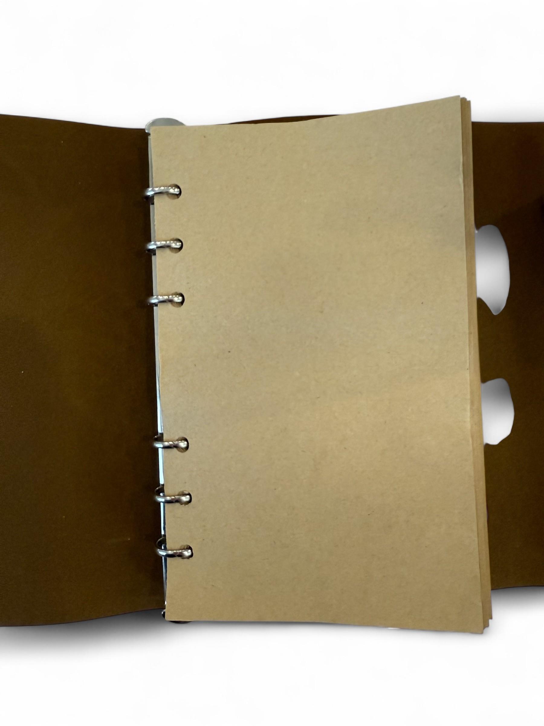Nova Crafts Kahverengi Deri Ajanda | Defter 