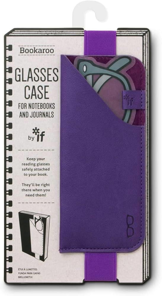 IF Bookaroo Glasses Case Lastikli Gözlük Kılıfı - Purple 