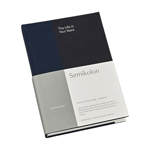Semikolon The Life in Your Years, 5 Yıllık Anı Defteri (A5),Midnight