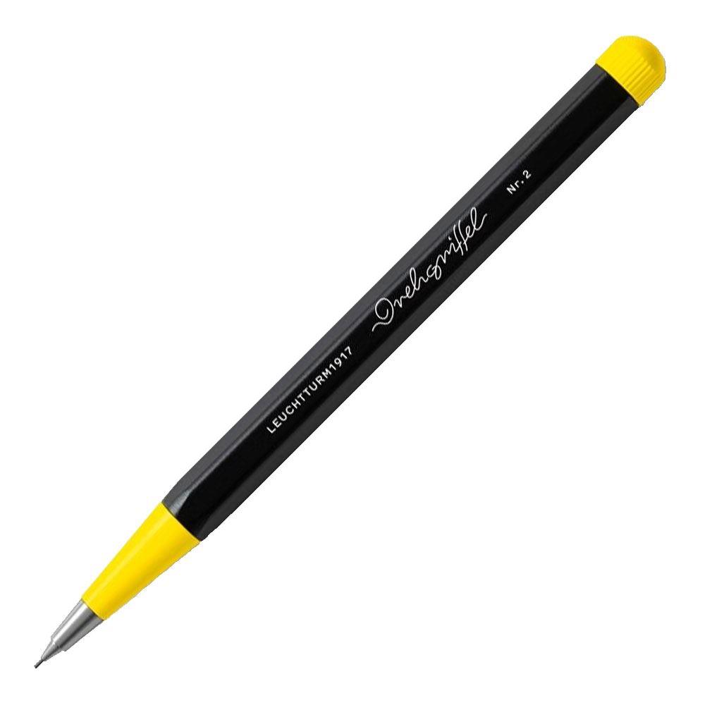 Leuchtturm 1917 x Bauhaus Drehgriffel Nr.2 Mekanik Uçlu Kalem Black/Lemon 371288