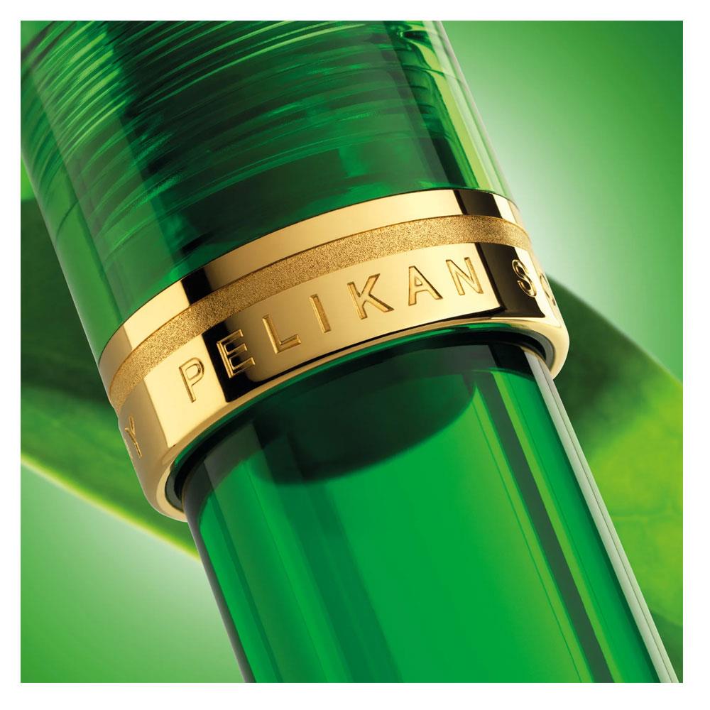 Pelikan Souveran M800 Dolma Kalem Green Demonstrator F Uç