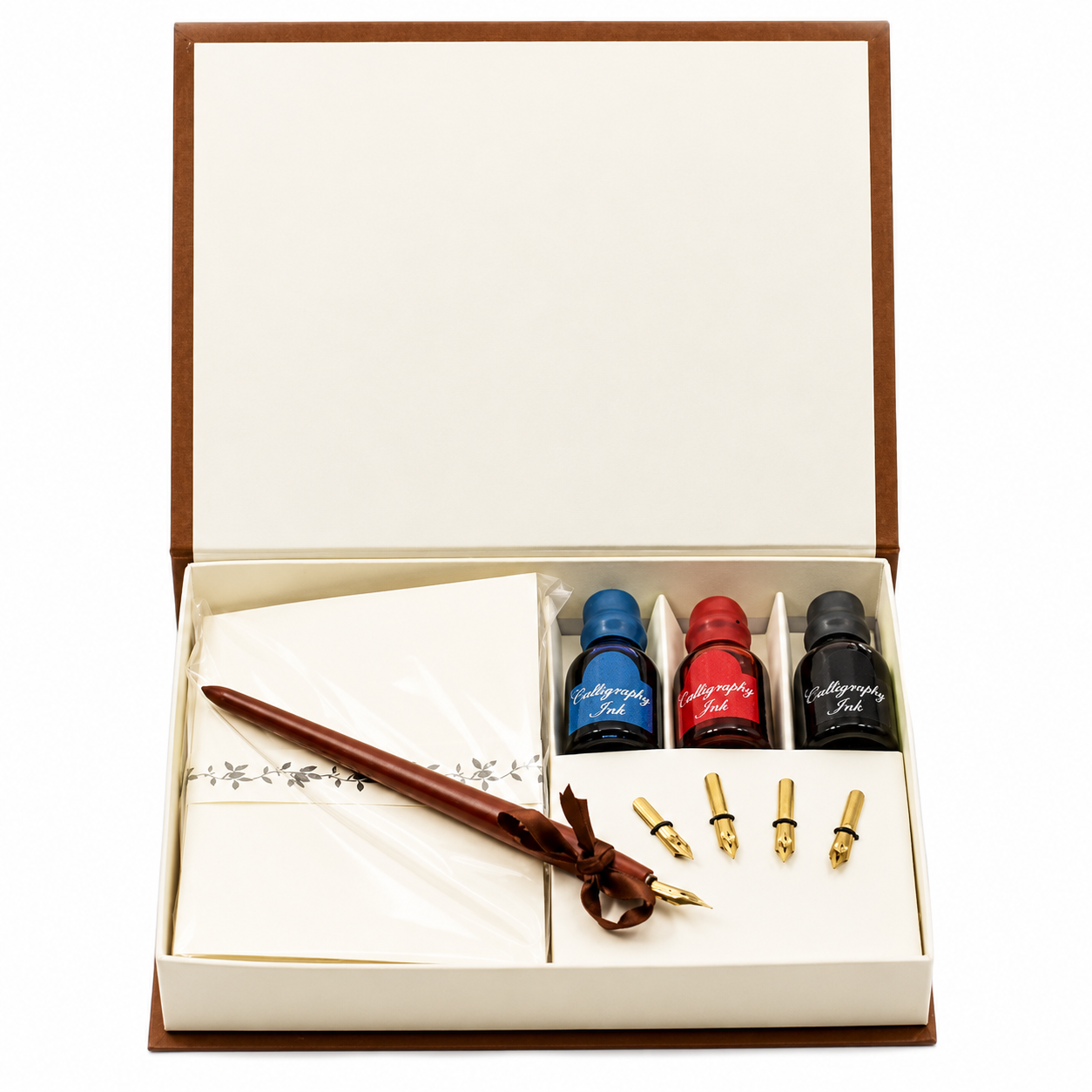 Steelpen Calligraphy Serisi CS1228 Ahşap Kaligrafi Kalem Seti