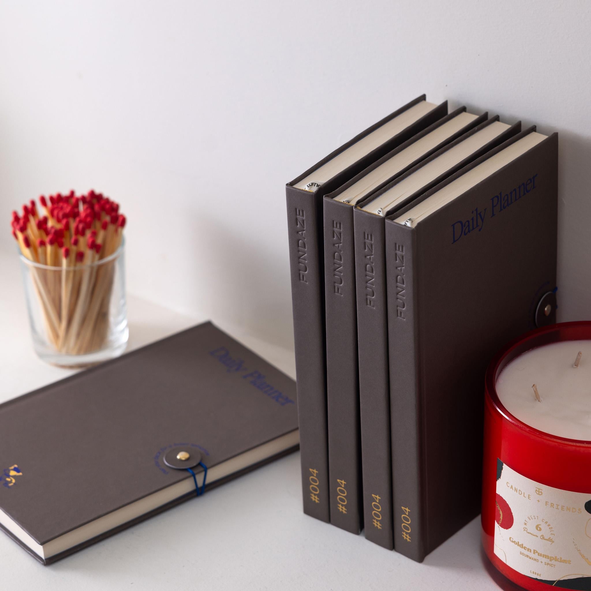 Fundaze Özel Tasarım Daily Planner Kahverengi