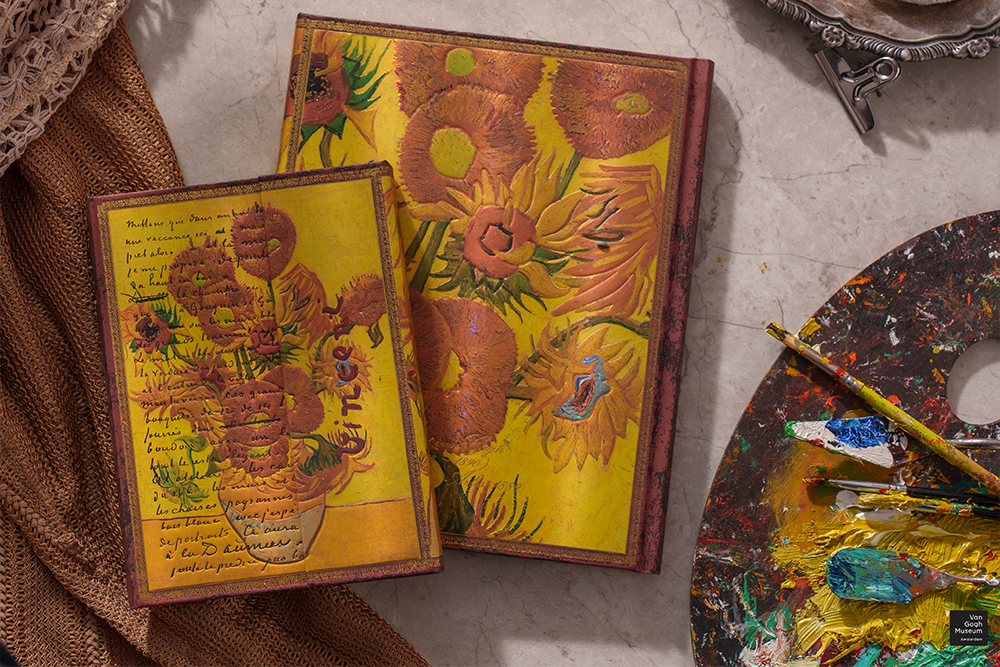 Paperblanks Van Gogh, Sunflowers Sert Kapak 13x18 cm Çizgisiz Defter PB1521-6