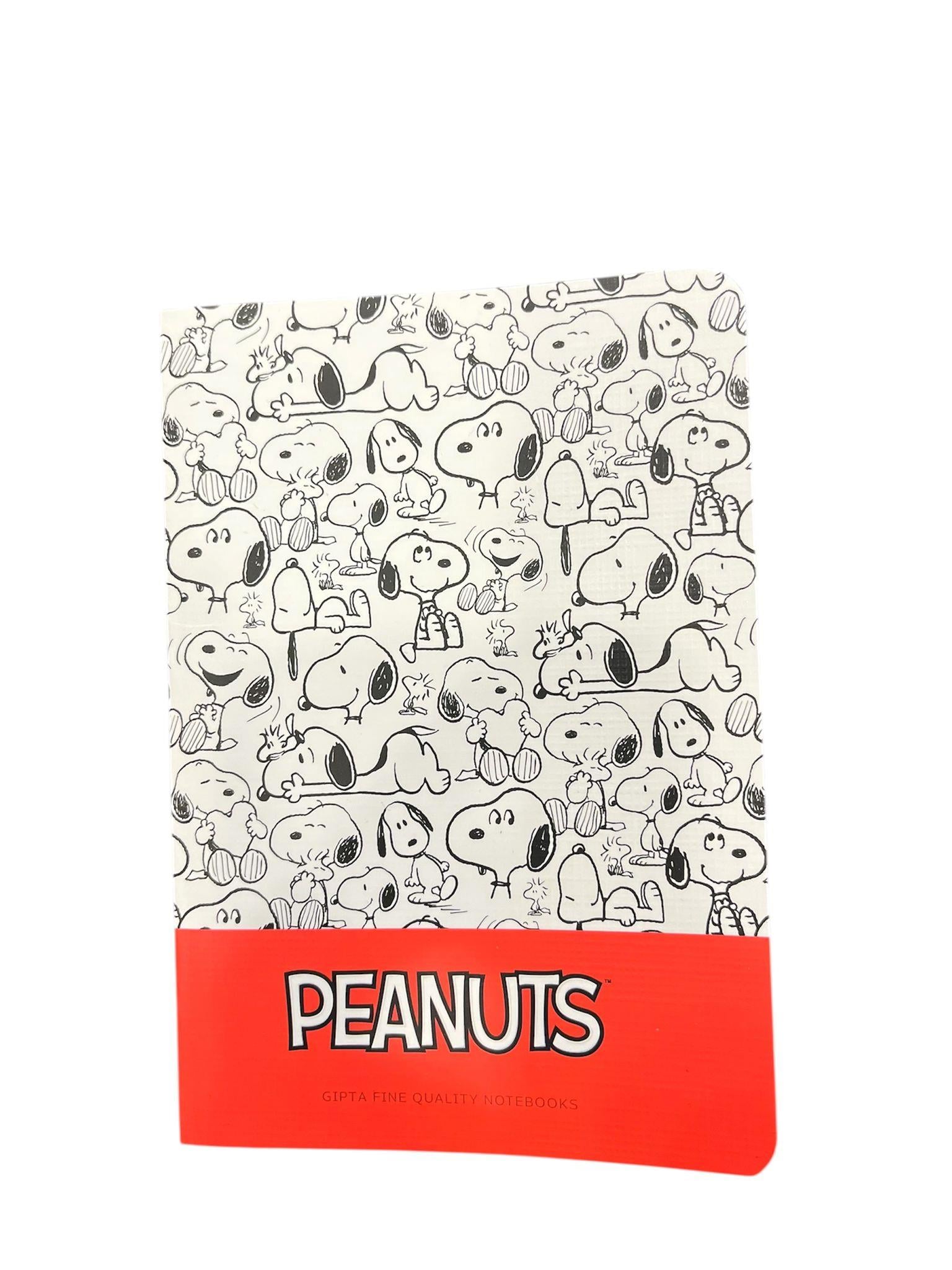 Gıpta 7311 Snoopy Terzi Dikişli A6 Karton Kapak Defter 80 Yaprak Çizgili Kırmızı