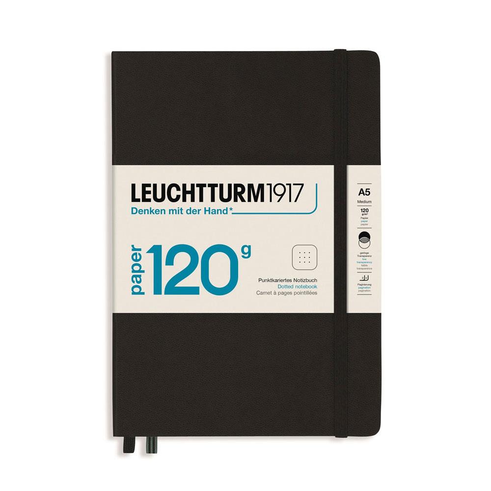 Leuchttrum 1917 Superior Paper Edition 120 g/m² Sert Kapak, A5, Noktalı Black 363533