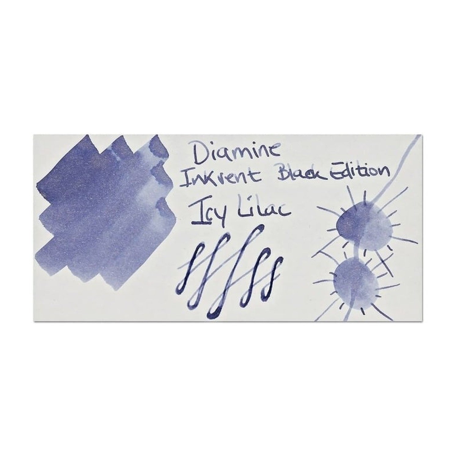 Diamine Inkvent Black Edition Collection Şişe Mürekkep 50ml Icy Lilac