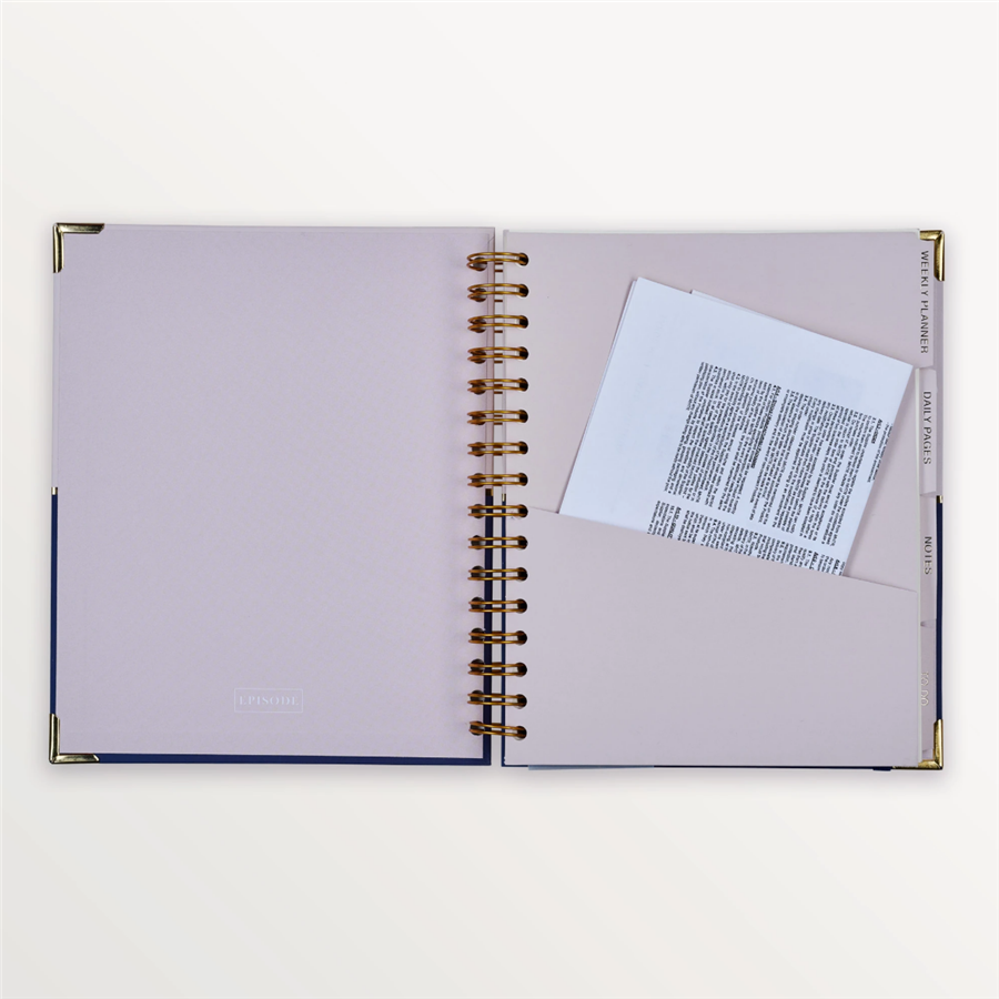 Episode Colourblock Duo Taupe indigo B5 Planlayıcı