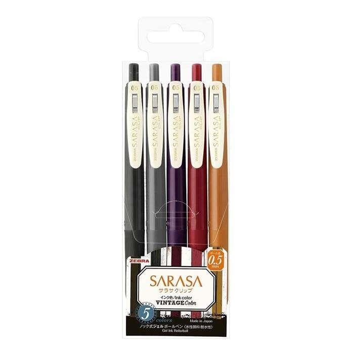 Zebra Sarasa Vintage Jel Kalem Seti 0.5 mm -  SET 2 