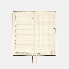 Hobonichi Techo Weeks Japanese Version 2024 Jan Start Fine Classic Series Olive Green Deri Kapak
