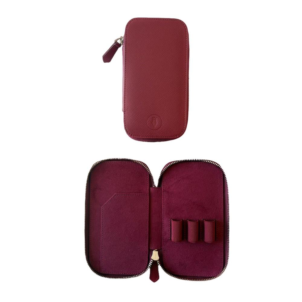 Eng Leather Saffiano Deri Koleksiyonu 3'lü Kalem Çantası Mulberry