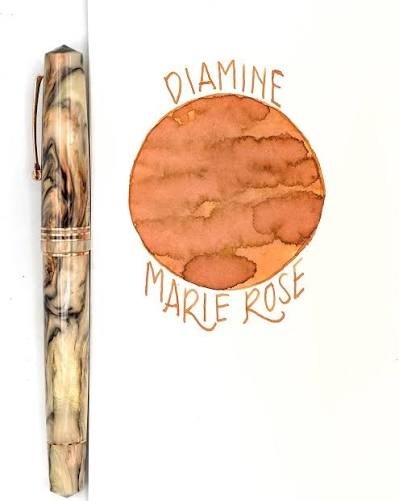Diamine Inkvent Teal Calender Marie Rose Standard Mürekkep