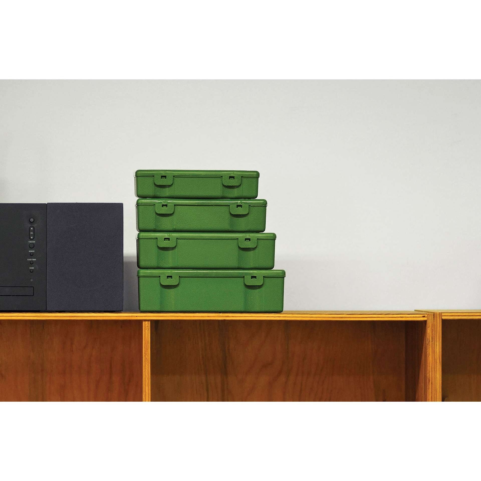 Penco Storage Container Plastik 4 in 1 Kalemlik & Kutu Green EB013 GN