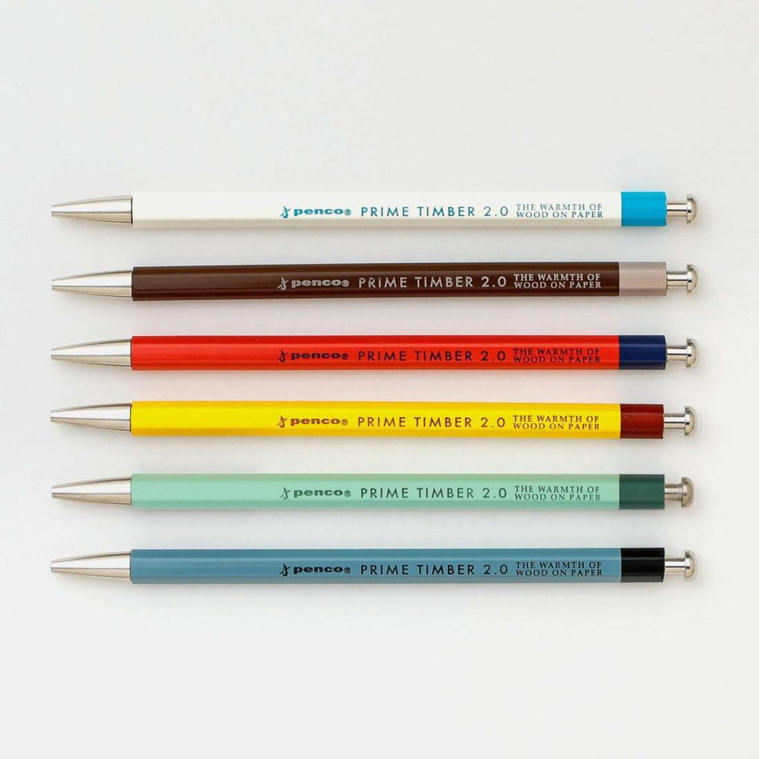 Penco Prime Timber 2.0 mm Pencil & Sharpener Set Mekanik Uçlu Kalem ve Kalemtraş Seti