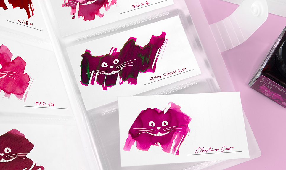 Wearingeul Smile Cat Ink Swatch Card - Mürekkep Deneme Kağıtları 50'li Paket