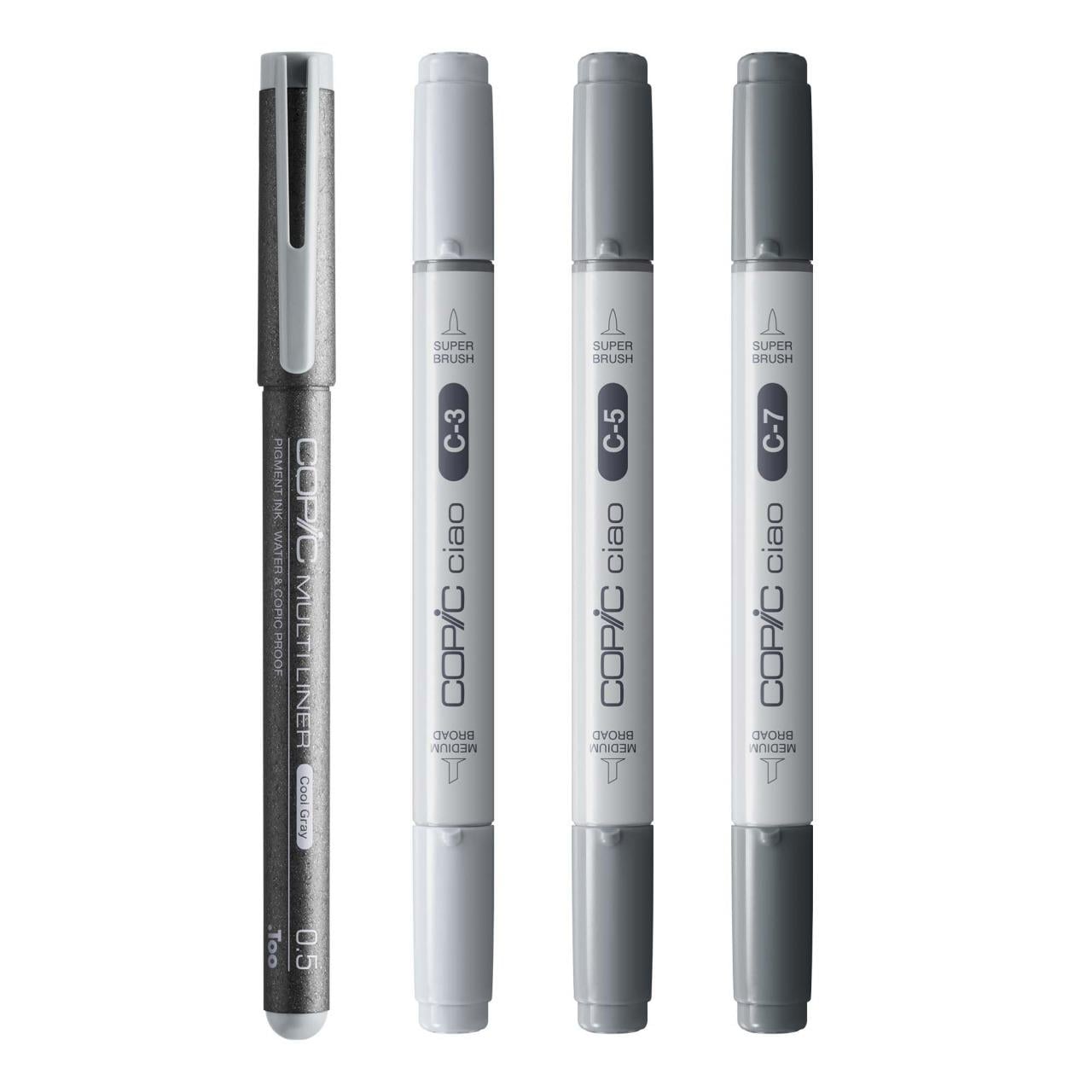 Copic Ciao 4lü Shade Set - Dark Cool Grey