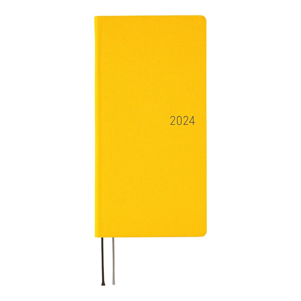 Hobonichi Techo Weeks Japanese Version 2024 Jan. Start Poppin' Yellow