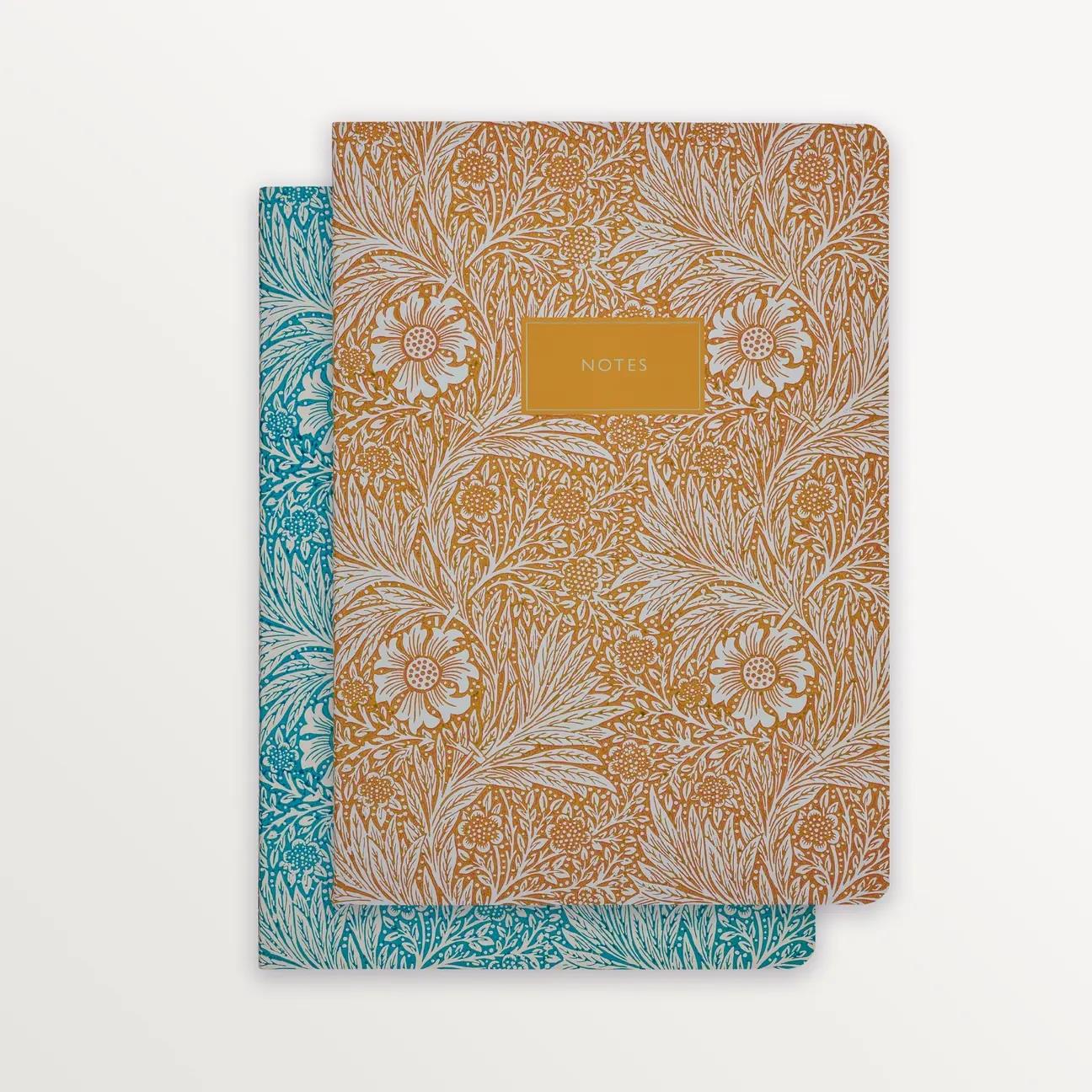 EPISODE CLASSIC FLORALS HARDWYCKE HALL SET OF 2 B5 NOTEBOOKS