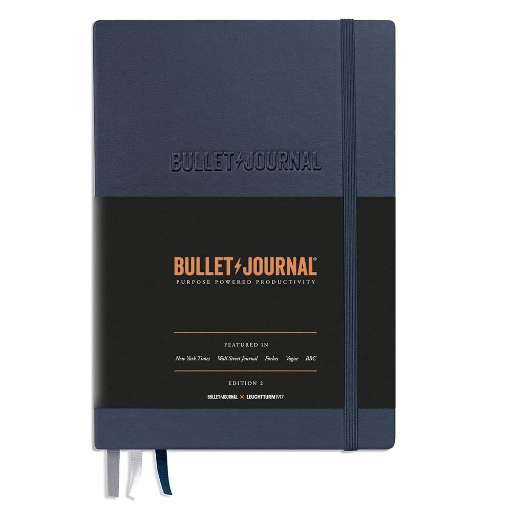 Leuchtturm 1917 Bullet Journal Edition 2 A5 Sert Kapak 240 Noktalı Sayfalar Mavi 366244