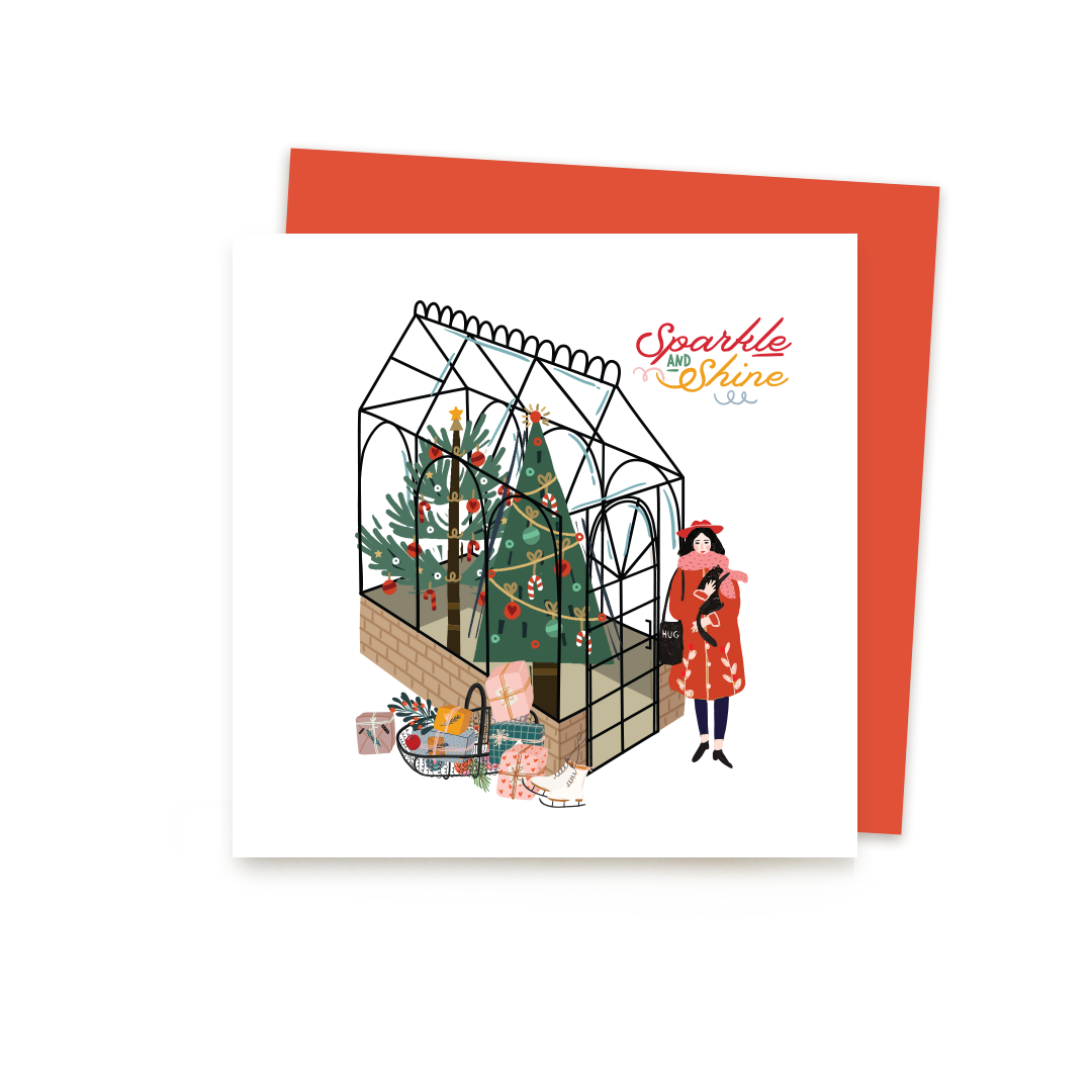 Sparkle & Shine Tebrik Kartı ve Zarf Seti