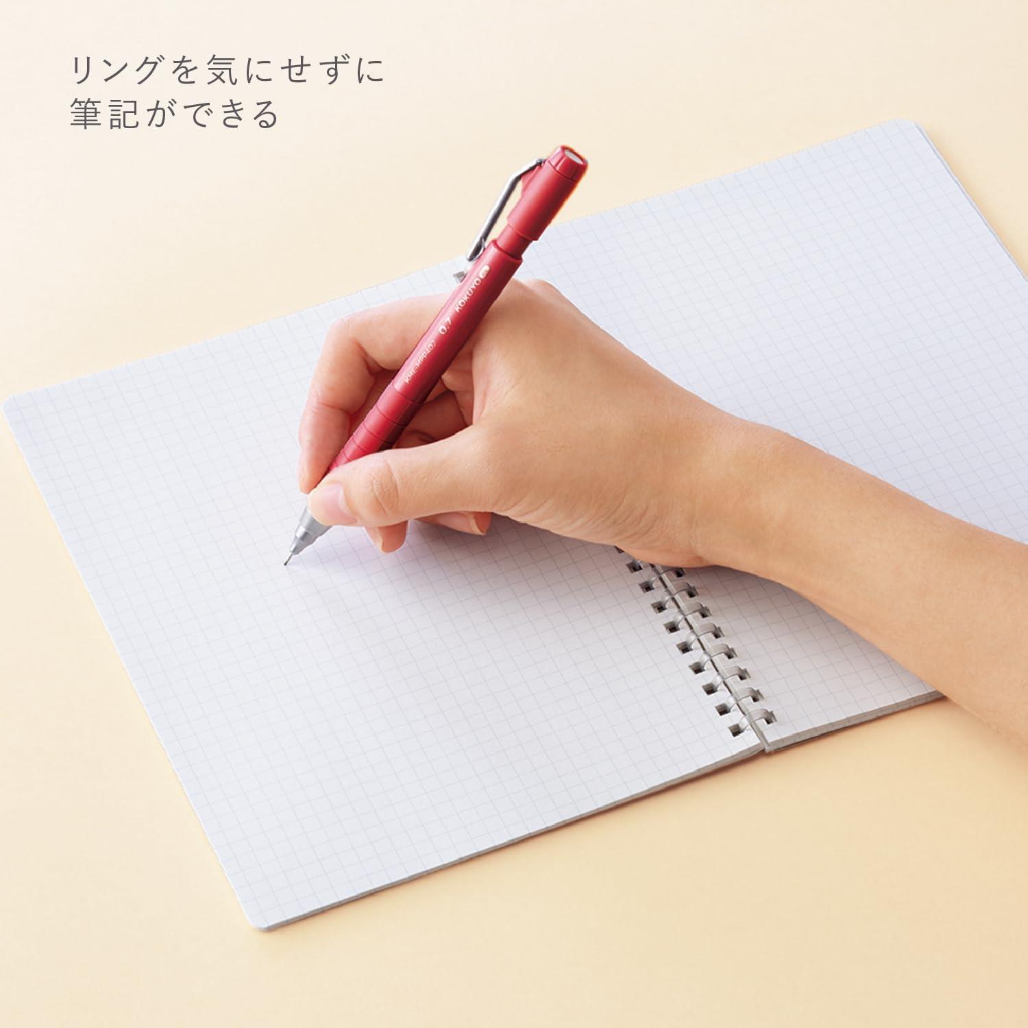 Kokuyo Me Limited Edition 2024 50 Yaprak, Soft Ring Telli, 5 mm Kareli, A5 Defter Pool Blue