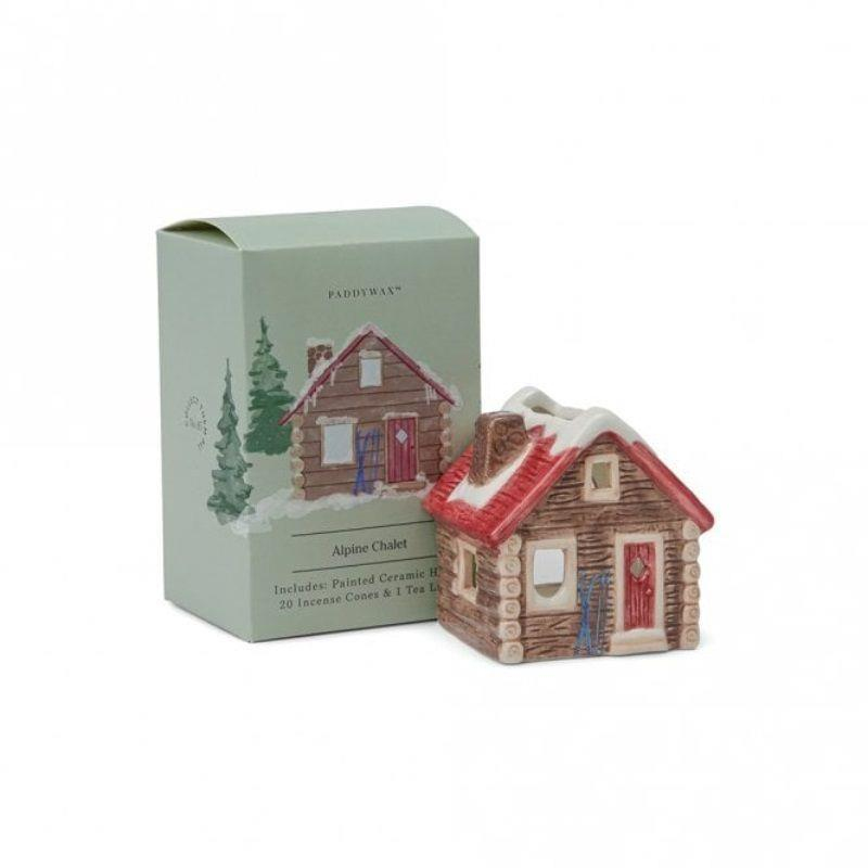 Paddywax House Cone Incense & Tea Light Holder Tütsülük Alpine Chalet