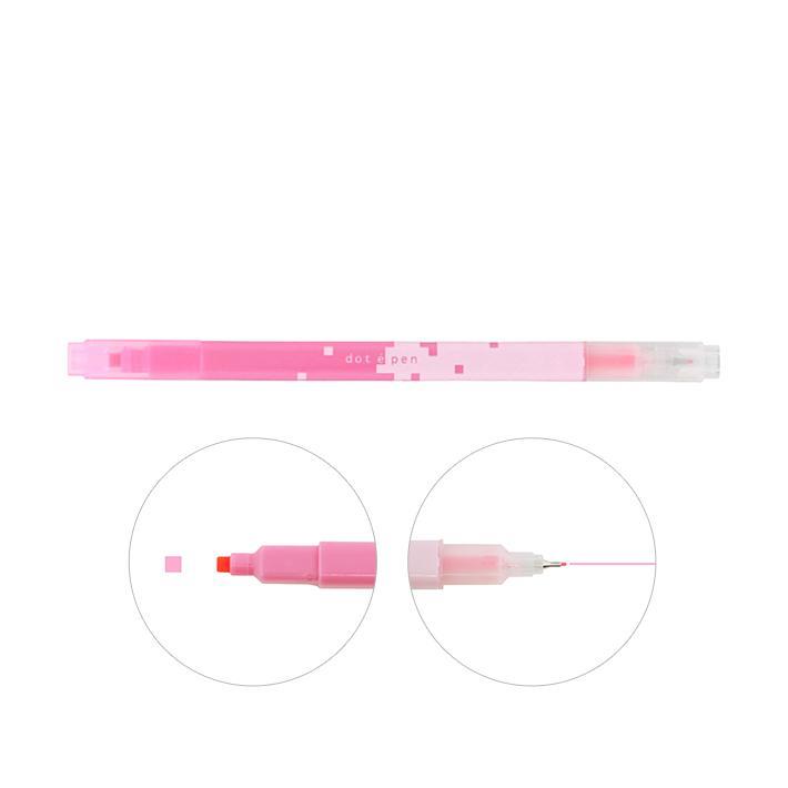 Sun-Star Dot e Pen Çift Başlıklı Kalem Pembe