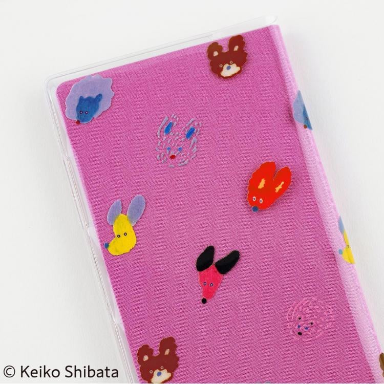 Hobonichi Weeks Clear Cover - Keiko Shibata: Dog Ears Fluttering in the Wind  Defter Kılıfı