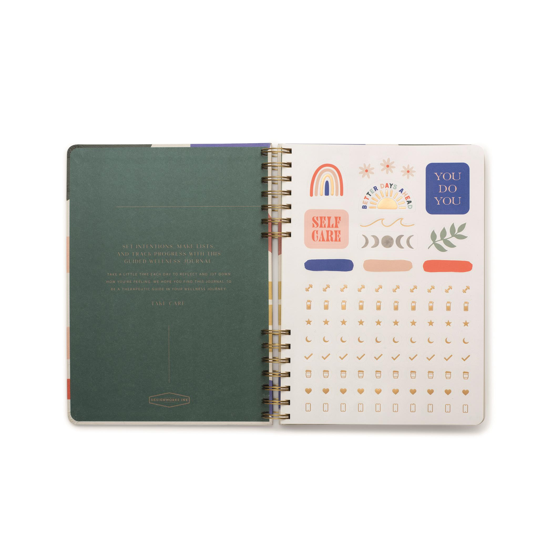 DesignWorks Guided Wellness Journal - Come As You Are Günlük