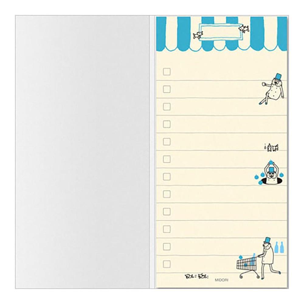 Midori  sticky note things to do  uncle  pattern