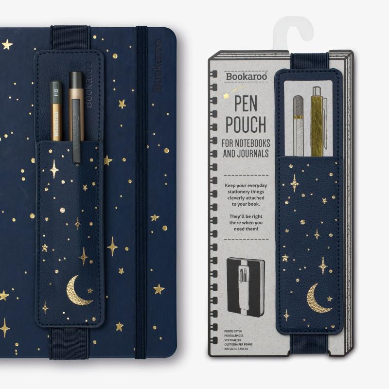 If Bookaroo Pen Pouch Moon & Stars Lastikli Kalemlik