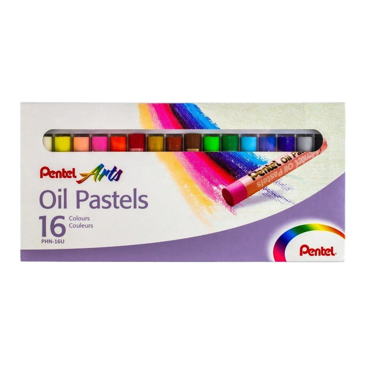Pentel Arts Oil Pastels 16'lı Yağlı Pastel Boya Kalemi Seti 