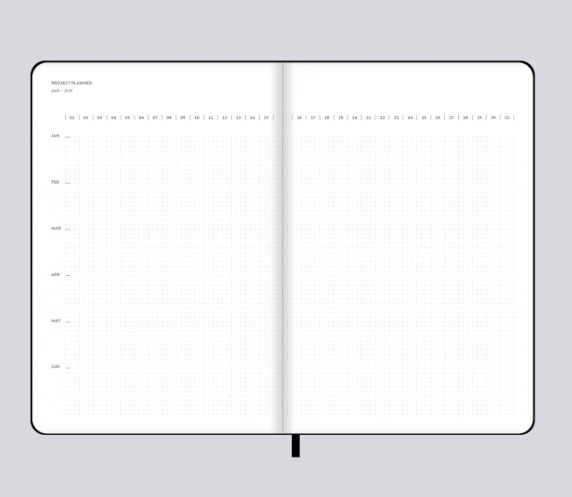 Nuuna Graphic M  2023 Twentythree Haftalık Ajanda Defter