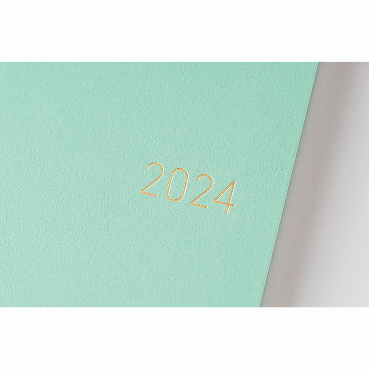 Hobonichi Techo Weeks Japanese Version 2024 Jan. Start Pale Blue-Green