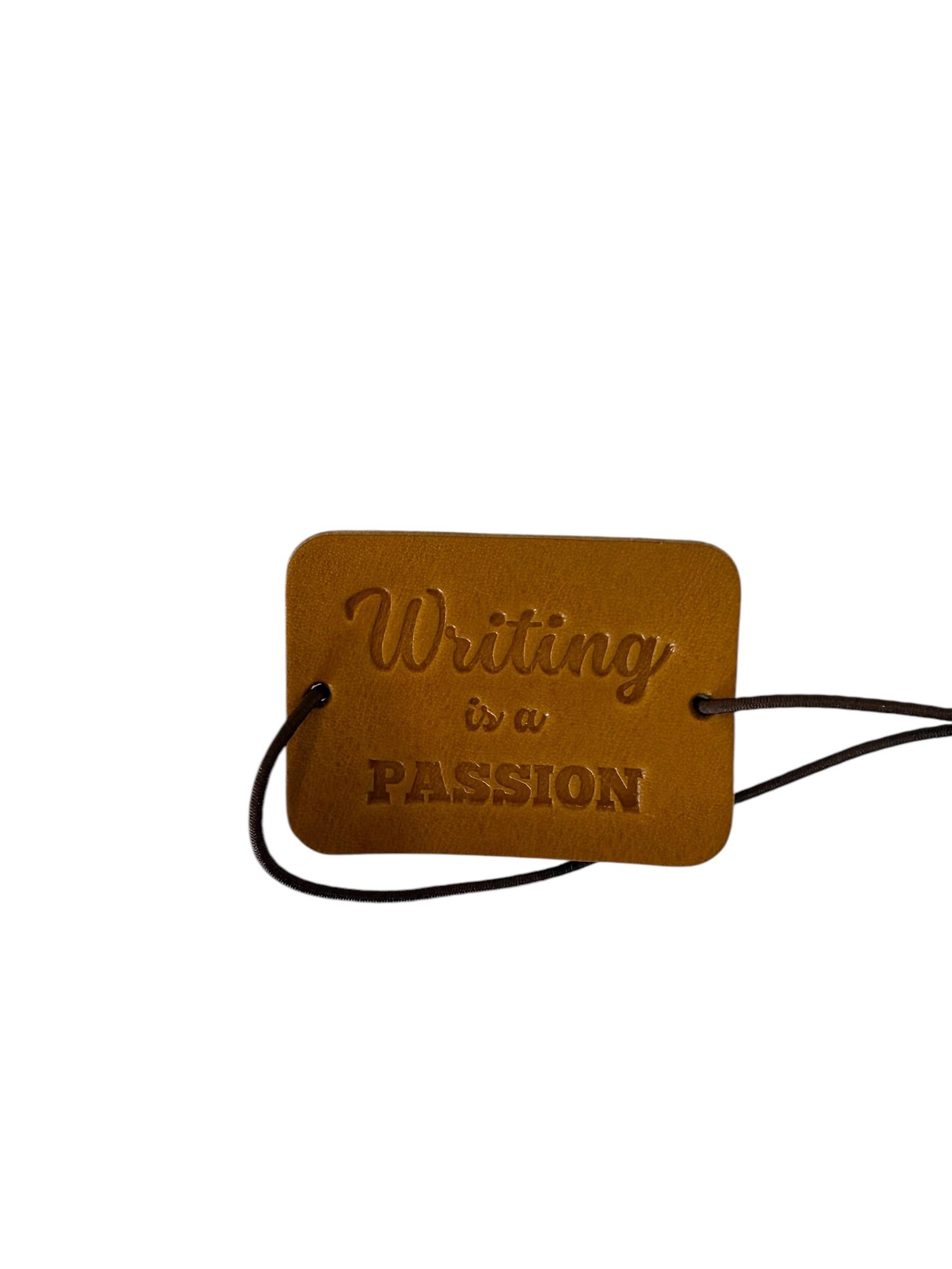 Aegan Leather Deri Defter Lastiği Sarı