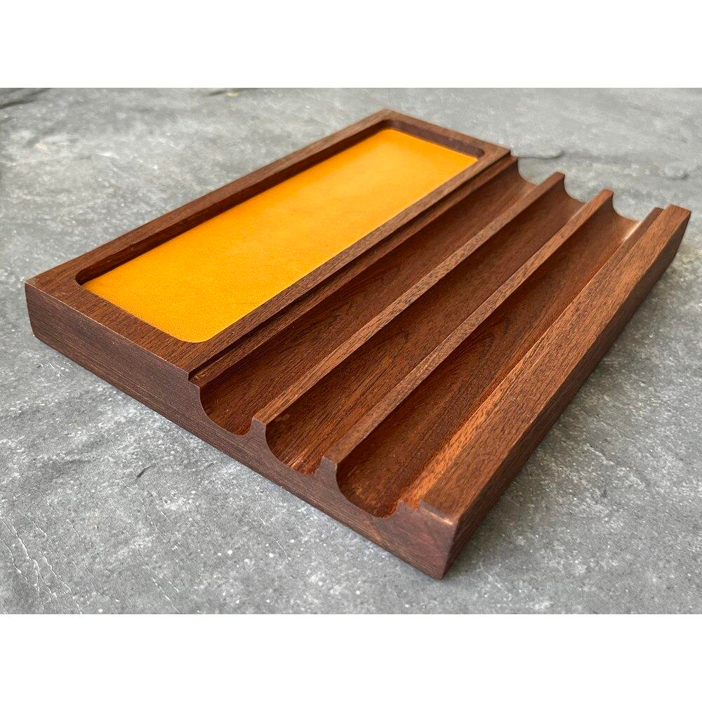 Aegan Leather Maun Kalem Tepsi & Mürekkep Standı 