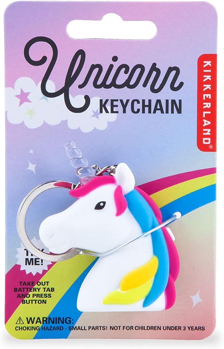 nahtarlık Kikkerland Unicorn Led Anahtarlık Işıklı & Sesli