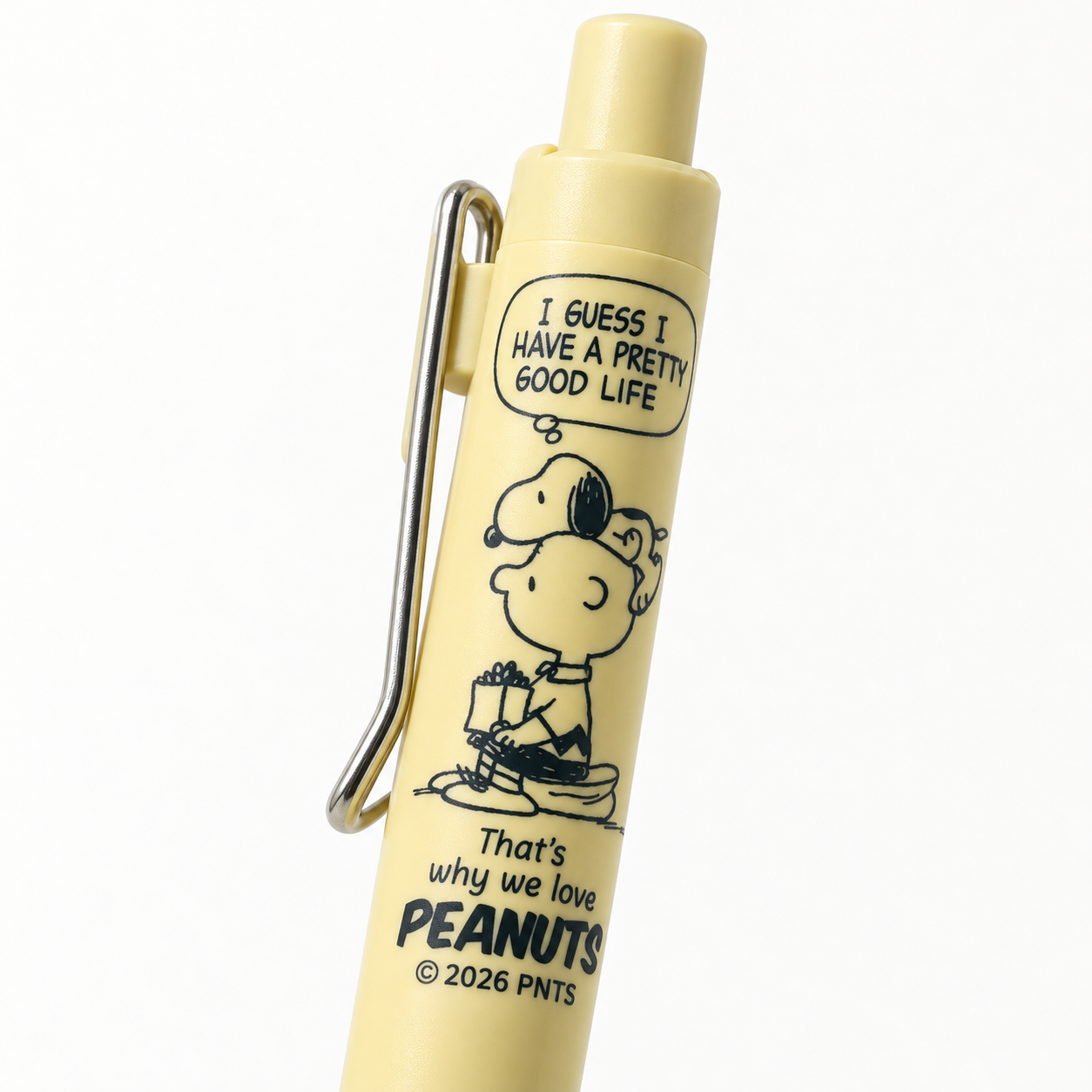 Uni-ball One P Peanuts Collection 0.38 mm Jel Kalem Banana
